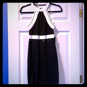 Black and white dress